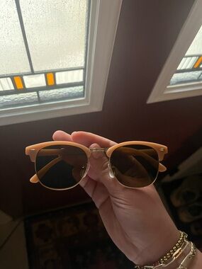 Otherwild Orange Clubmaster Sunglasses